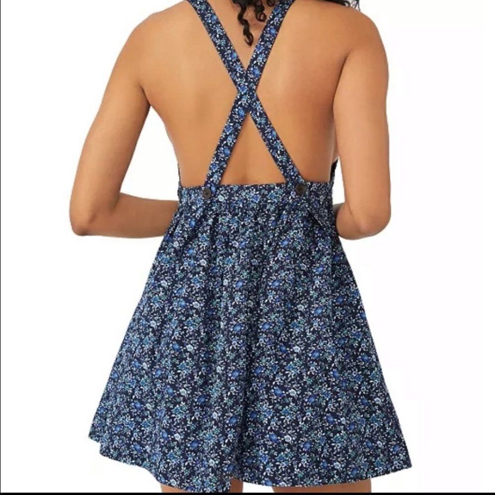 Free People Petunia Floral Mini Dress D--0119a - Picture 6 of 14